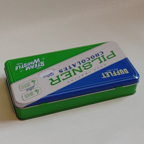 RARE Steam Whistle Pilsner Dufflet Chocolate Tin EMPTY - Picture 2 of 4